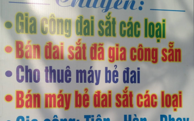 Dịch vụ uốn đai sắt sẵn tại Đà Nẵng